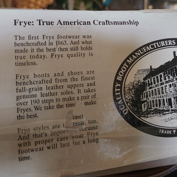 Brand New Frye Dorado - B'ful shade of Brown Riding Boot Leather Tall Sz 5/5.5 - Picture 8 of 10